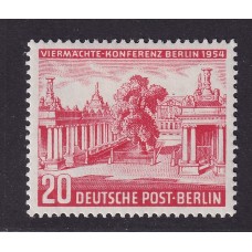 ALEMANIA OCCIDENTAL BERLIN 1954 Yv 104 ESTAMPILLA COMPLETA NUEVA CON GOMA 5 EUROS